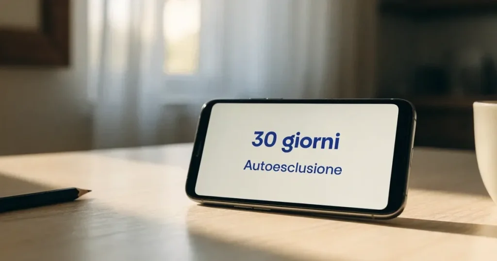Un documento di identità appoggiato accanto a uno smartphone con un timer sullo schermo, su un tavolo da cucina