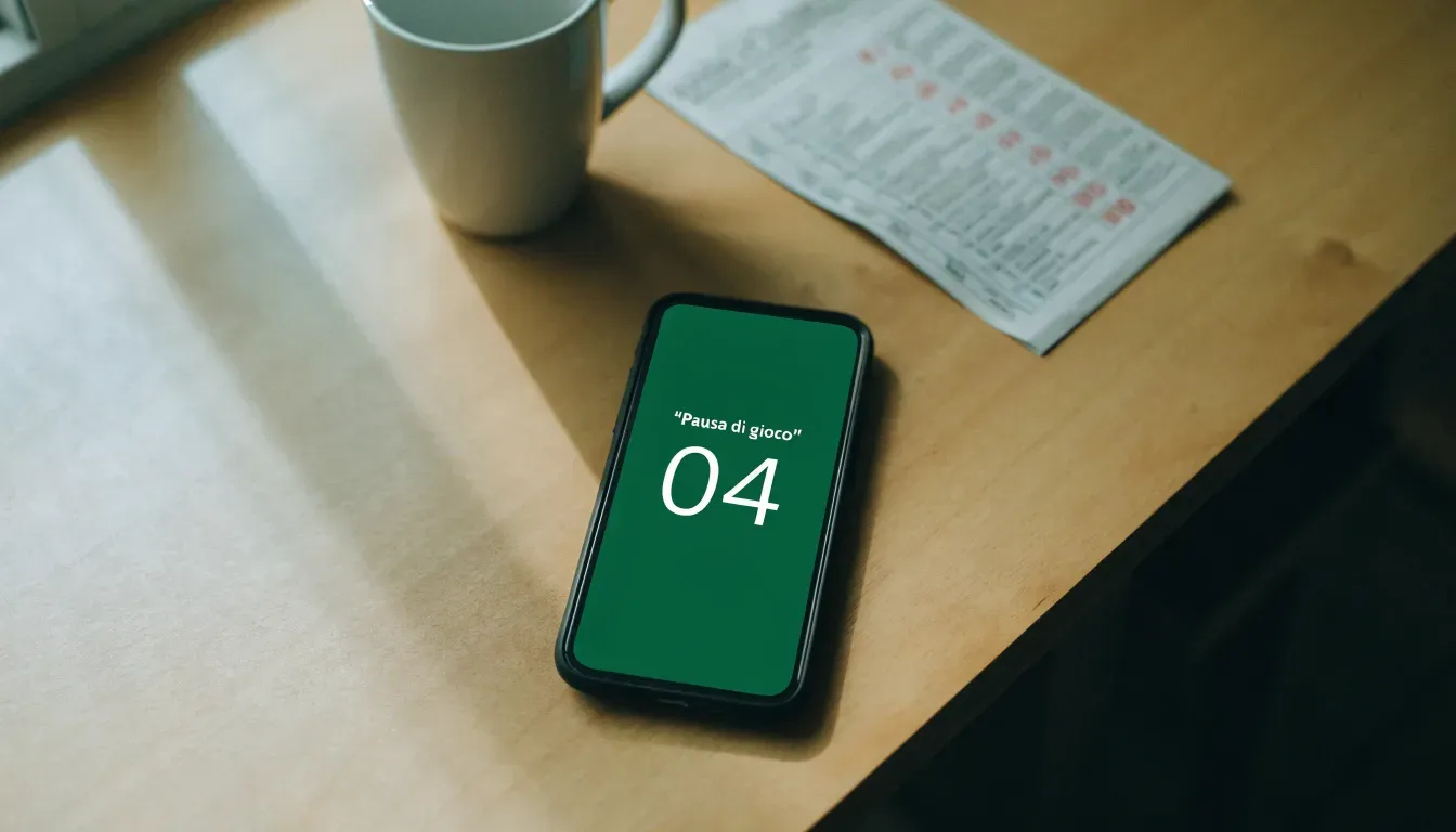 Un documento di identità appoggiato accanto a uno smartphone con un timer sullo schermo, su un tavolo da cucina
